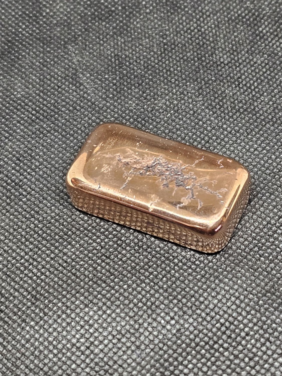 polished copper bar 104grams