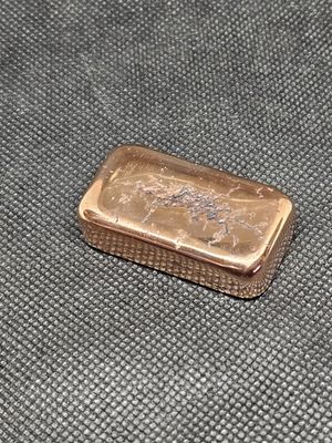 polished copper bar 104grams