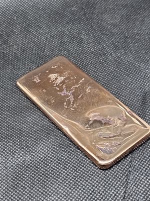 polished copper bar 157grams