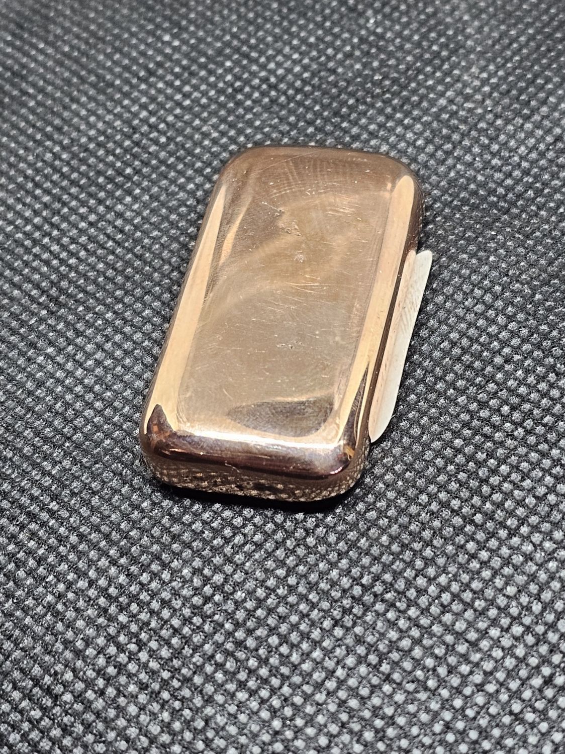 polished copper bar 72grams