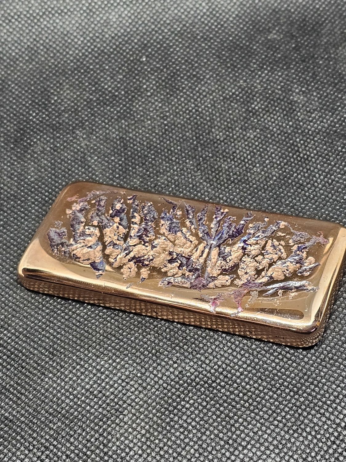 polished copper bar 253grams