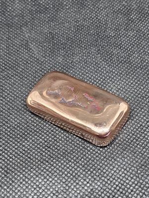 polished copper bar 79grams
