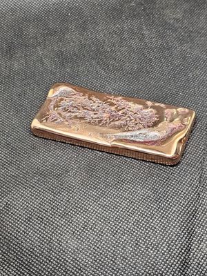 polished copper bar 220grams