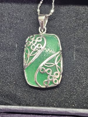 #4 925 jade necklace