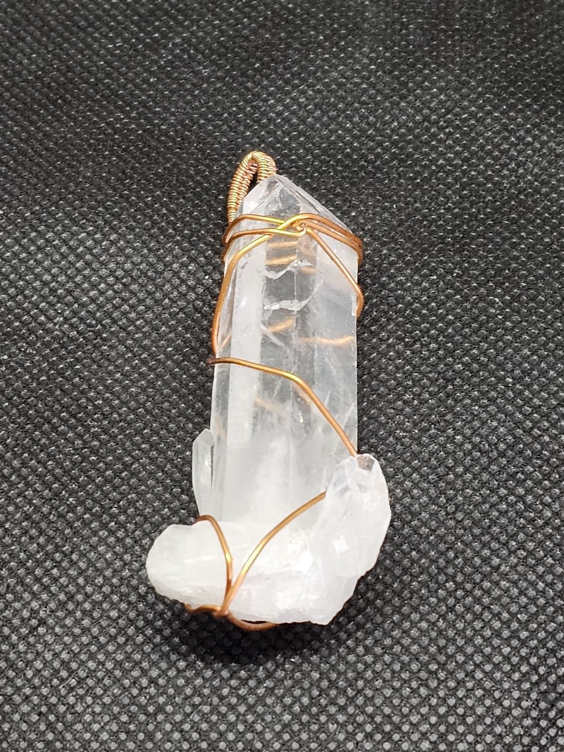#2 quartz crystal wire wrap