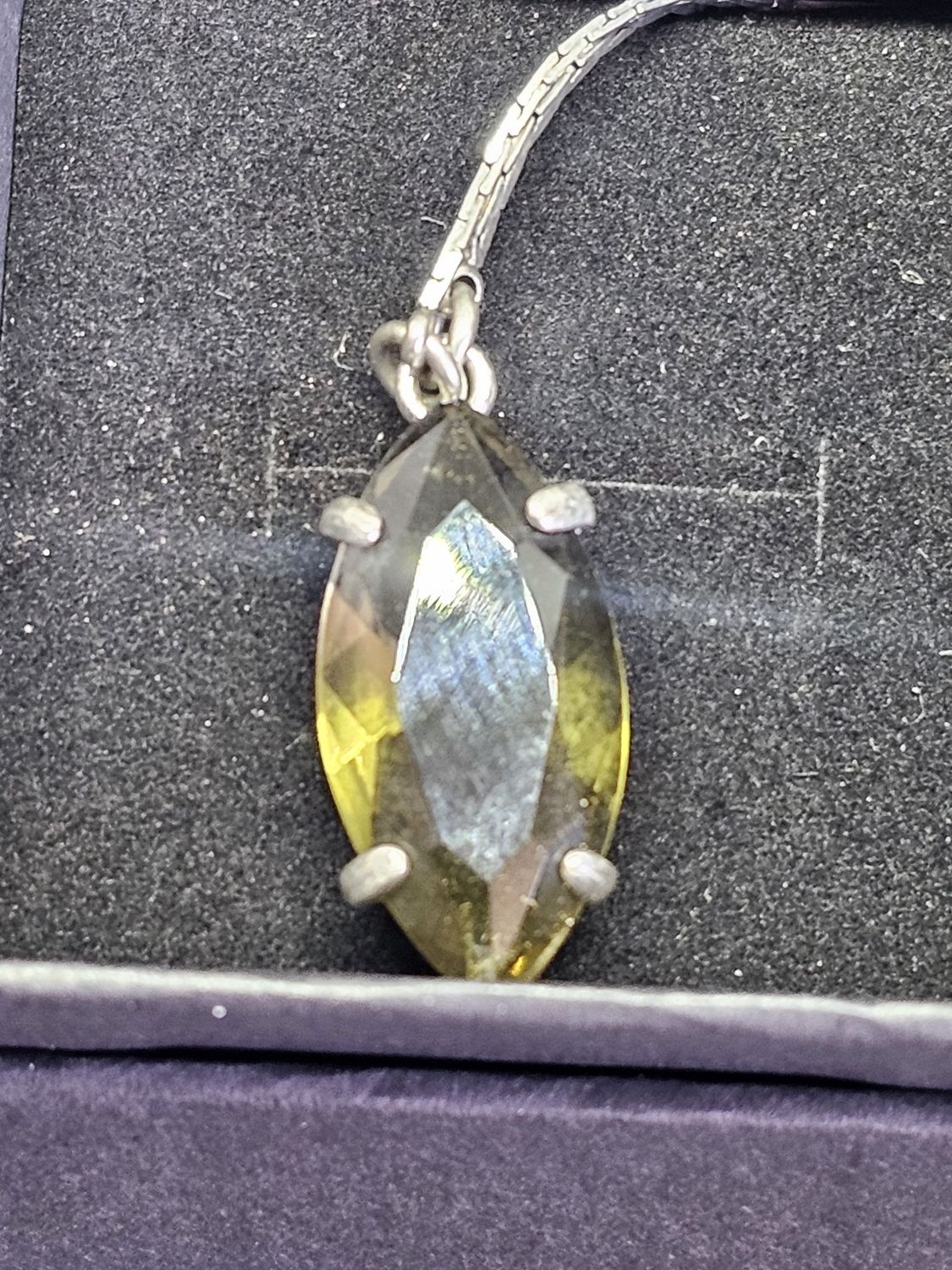 #8 925 apatite necklace