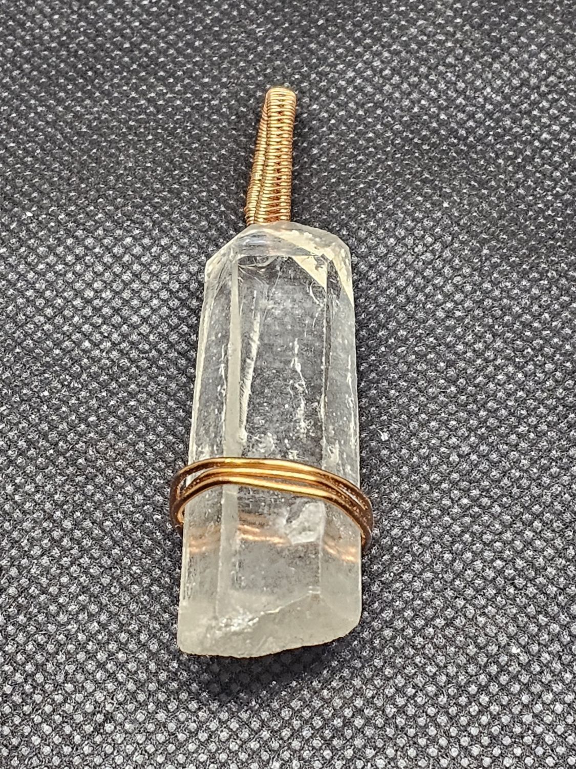 #21 quartz crystal wire wrap