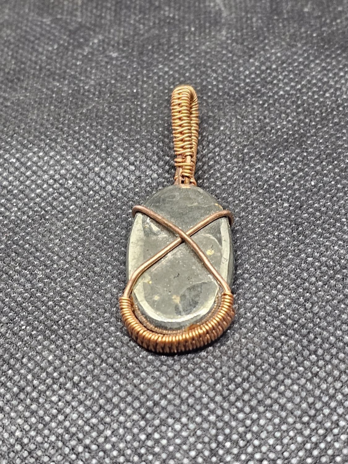 #39 iron pyrite wire wrap