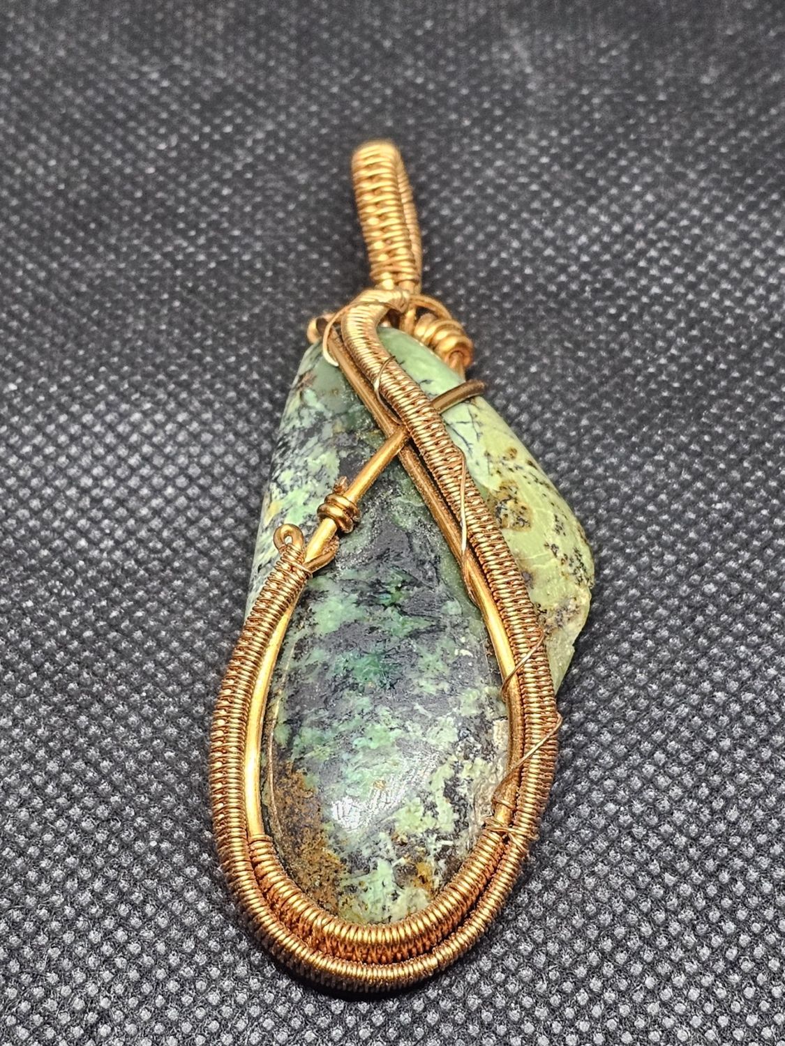 #33 turquoise wire wrap
