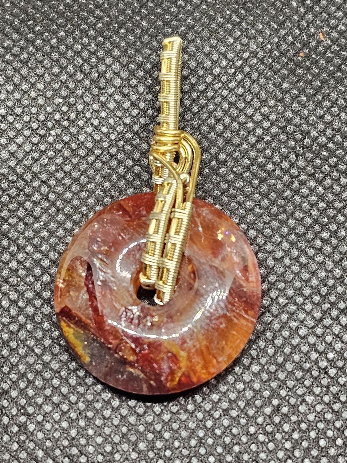 #43 lodolite garden quartz wire wrap