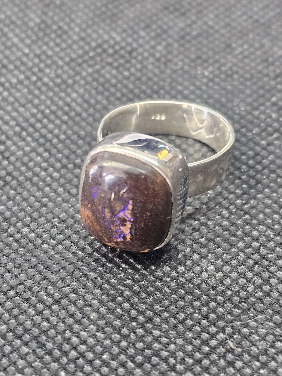 #2 boulder opal silver 9