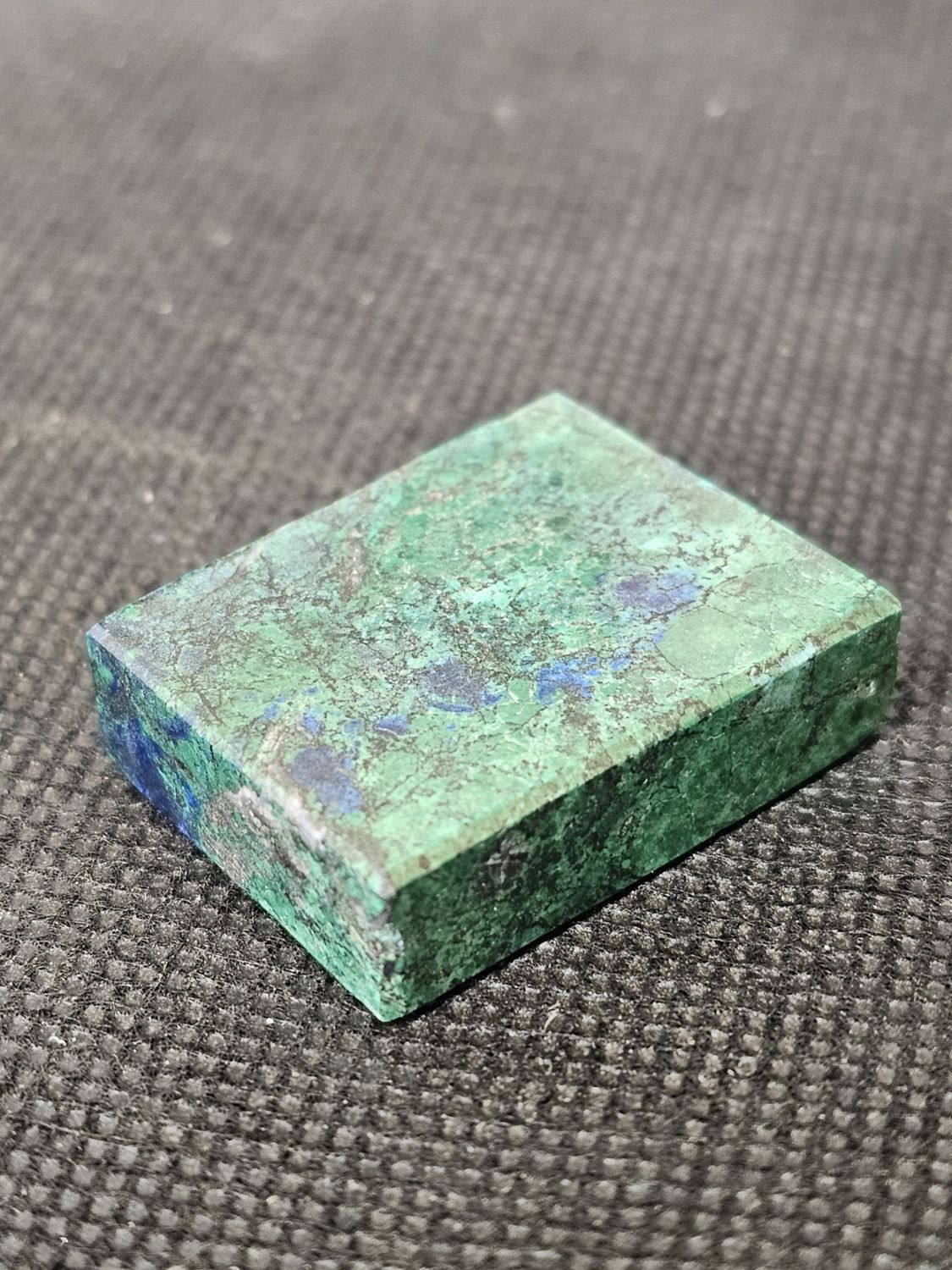 azurite chrysocolla rectangle