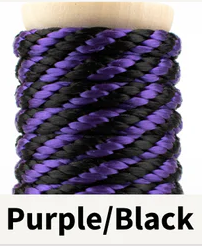 MFP Rope Spool 1/4&quot; Purple/Black (per foot)