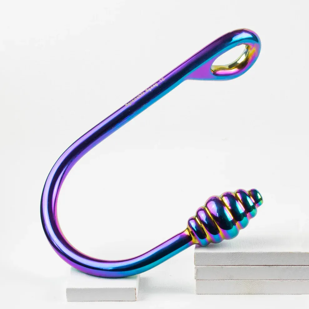 Steel Hook Medium Rainbow Bee (Flush)
