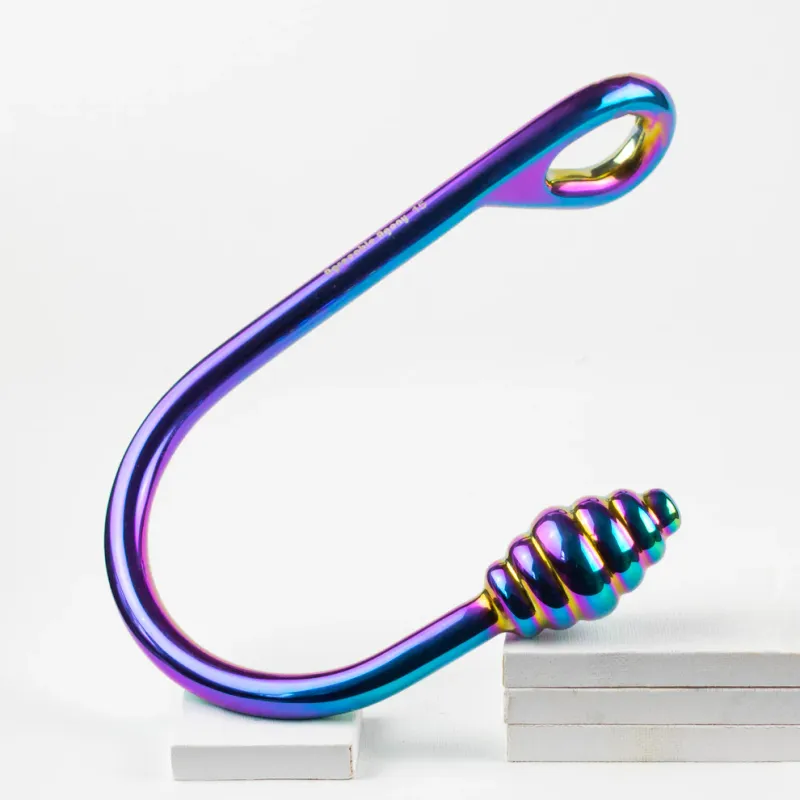 Steel Hook Medium Rainbow Bee (Flush)