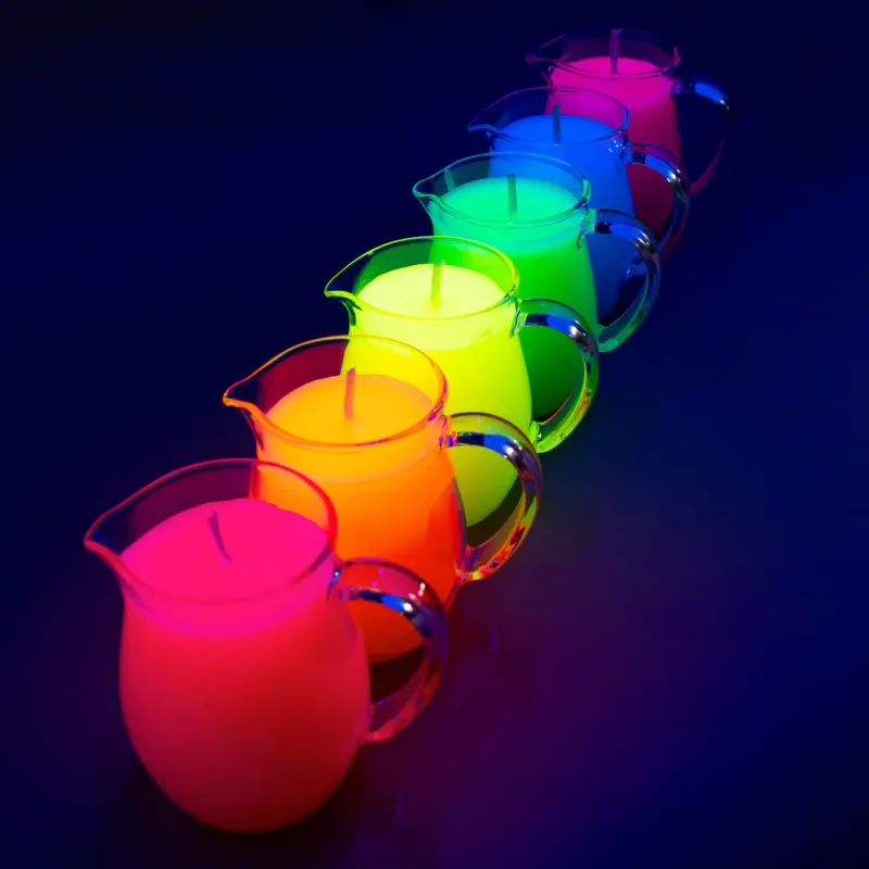 UV Blacklight Pitcher Candle