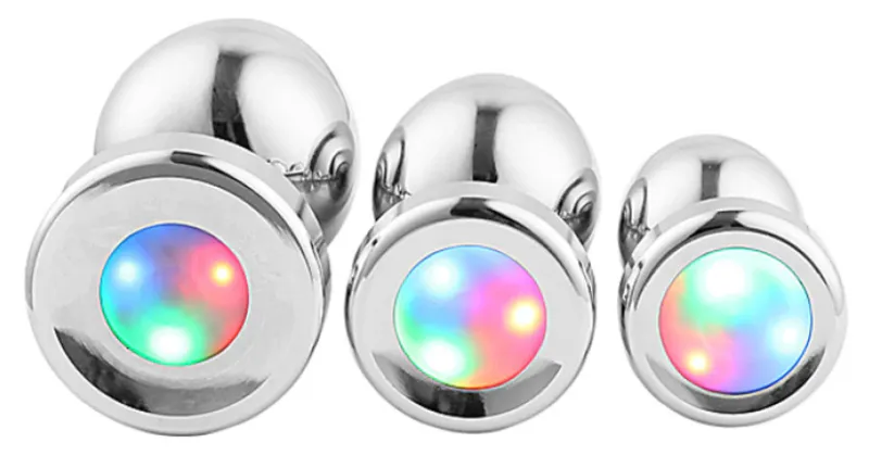 3078 Butt Plug W/Led Light 