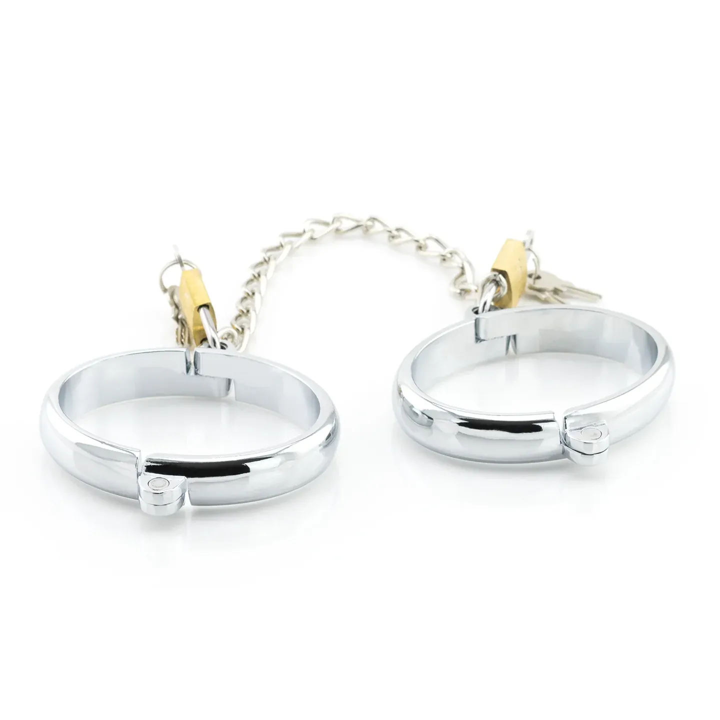 3143 Oval Metal Locking Cuffs 8&quot; Extra Small