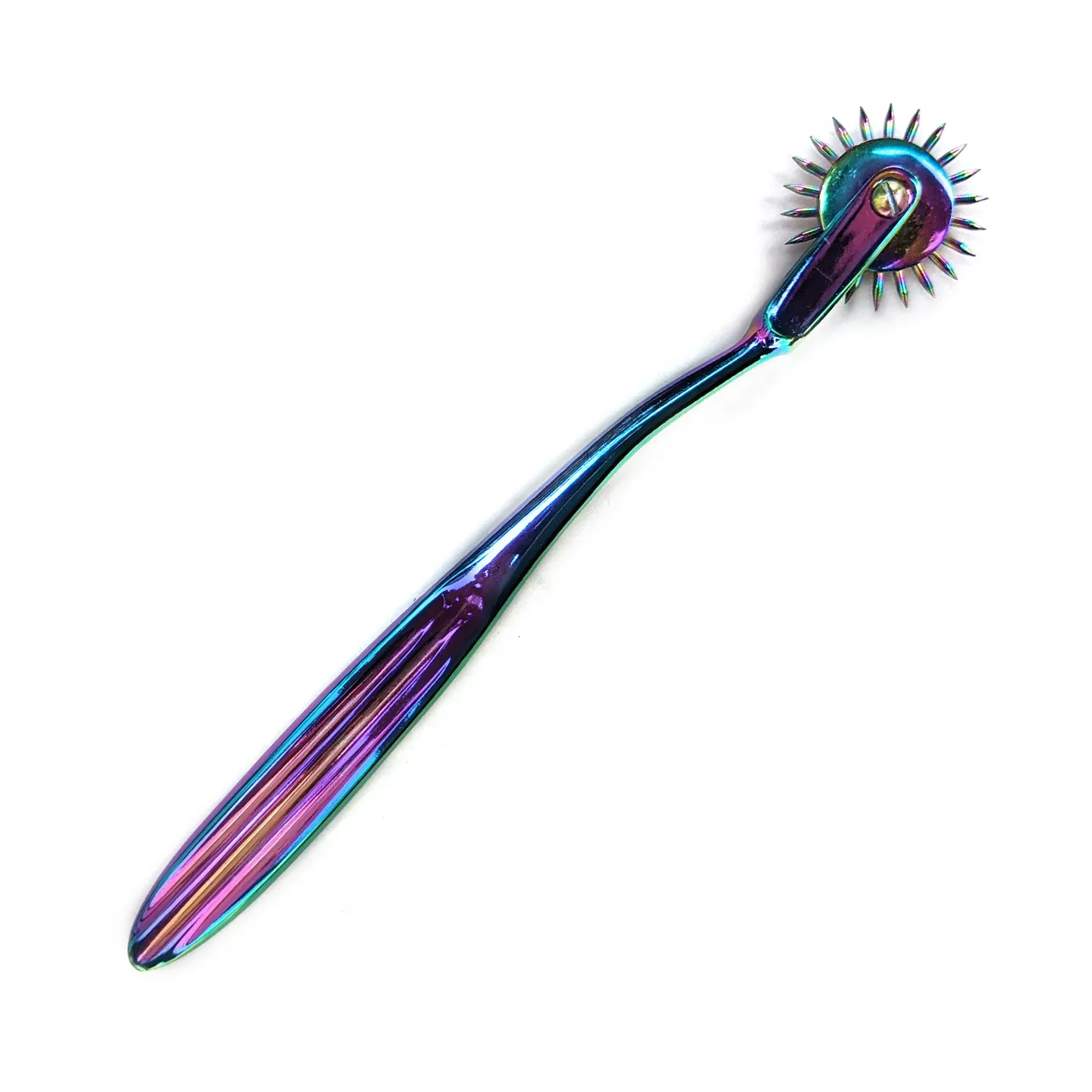 3149 Single Head Wartenberg Pinwheel, Color: Rainbow