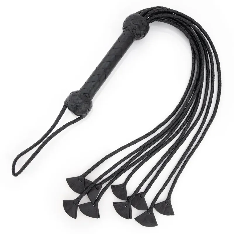 5137 Cat O Nine Tails Leather Flogger