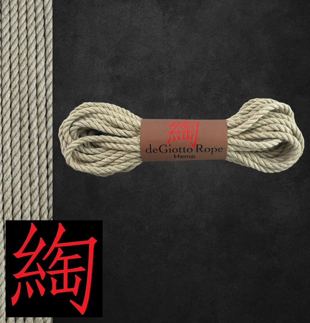 Hemp Rope 30&#39;, Color: Natural