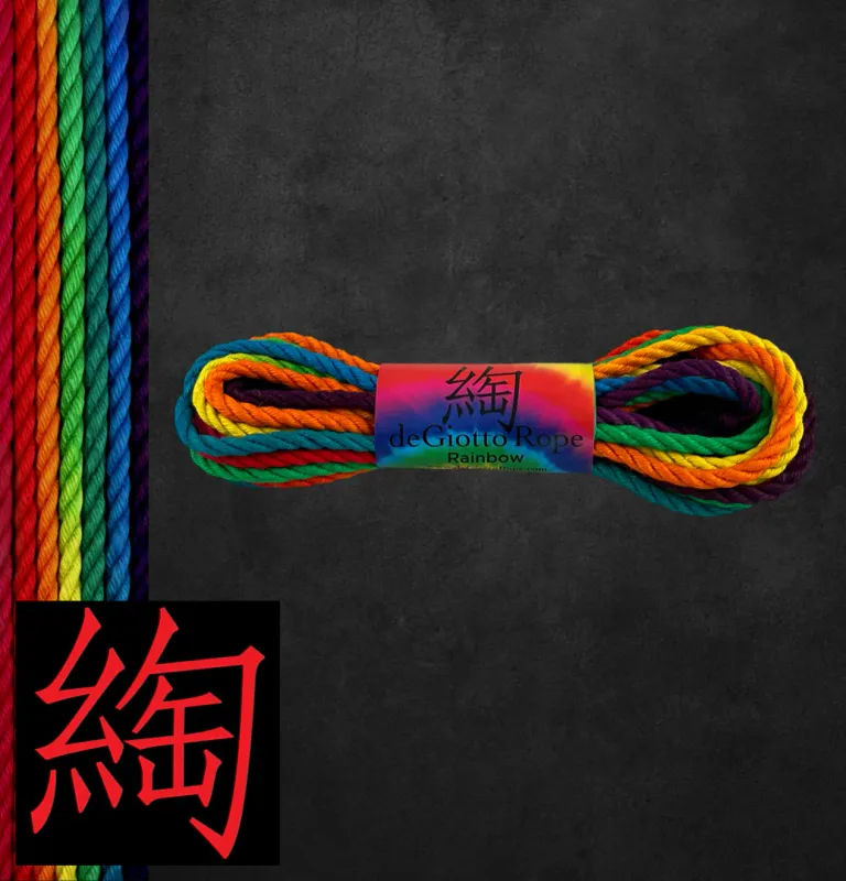 Jute Rope 30&#39; Rainbow
