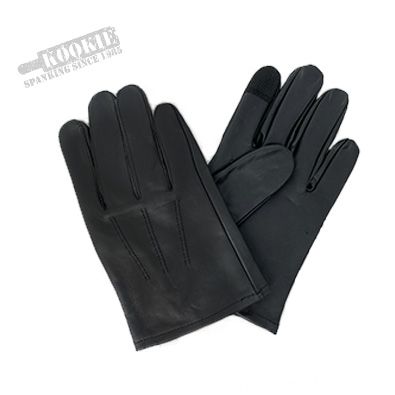 8307 Black Leather Driving Gloves