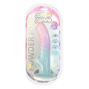 HP3501 Powder Puff Dildo, Color: Cotton Candy