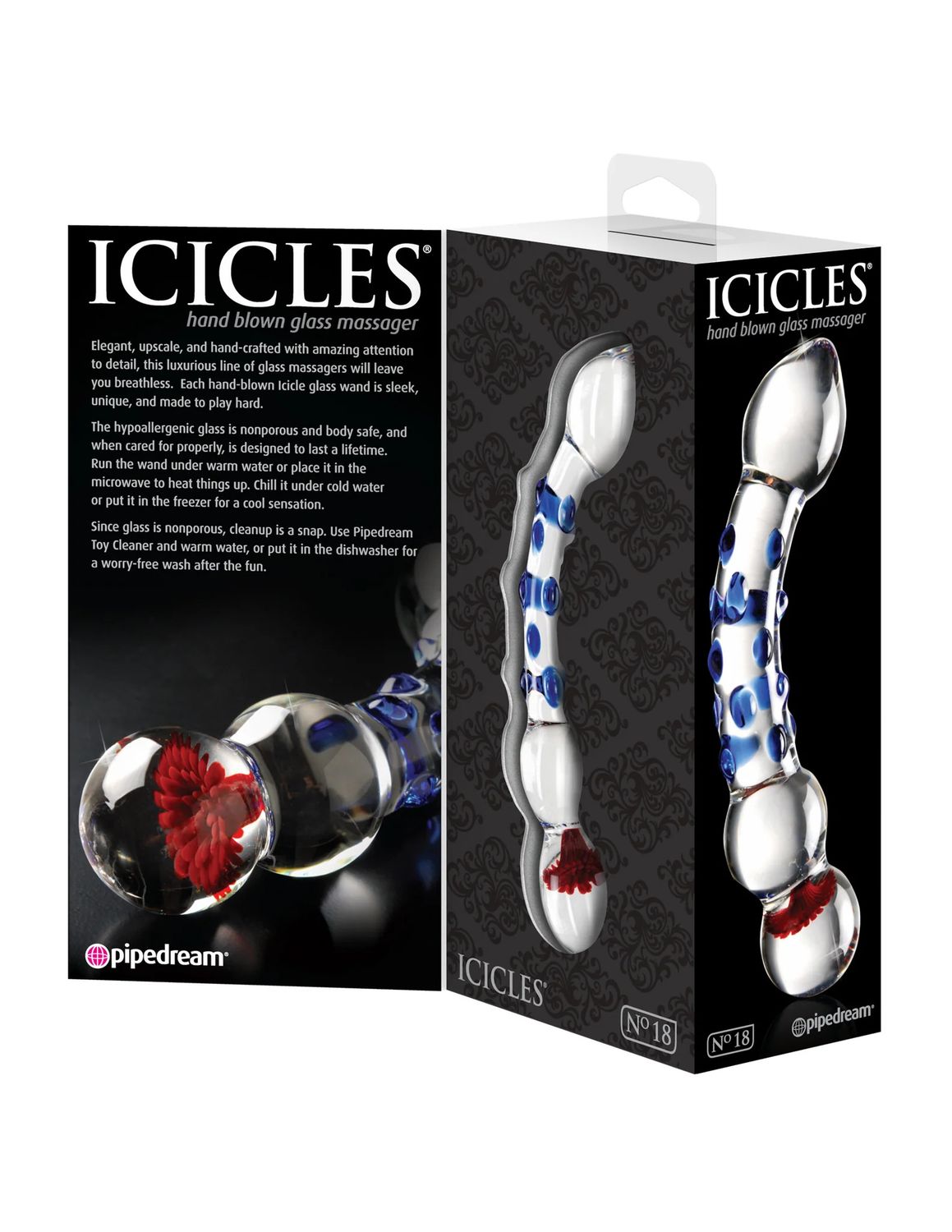 Icicles 18, Color: Blue