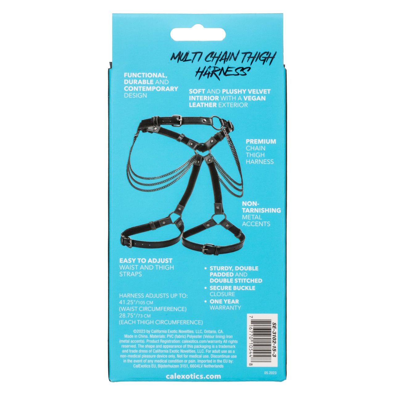 SE-3102 Multi Chain Thigh Harness, Size: O/S
