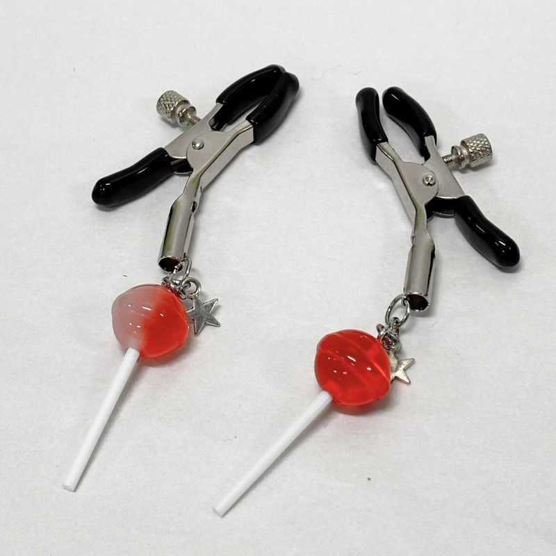 Red Lollipop Nip Clamp