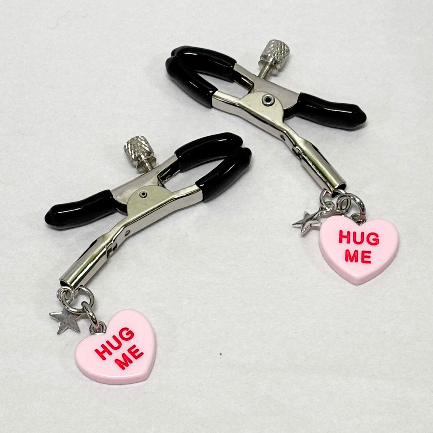 Nipple Clamps, Color: Candy Heart