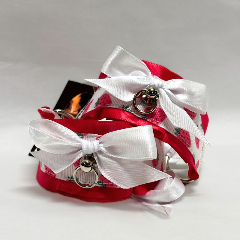Strawberry Bunny Cuffs