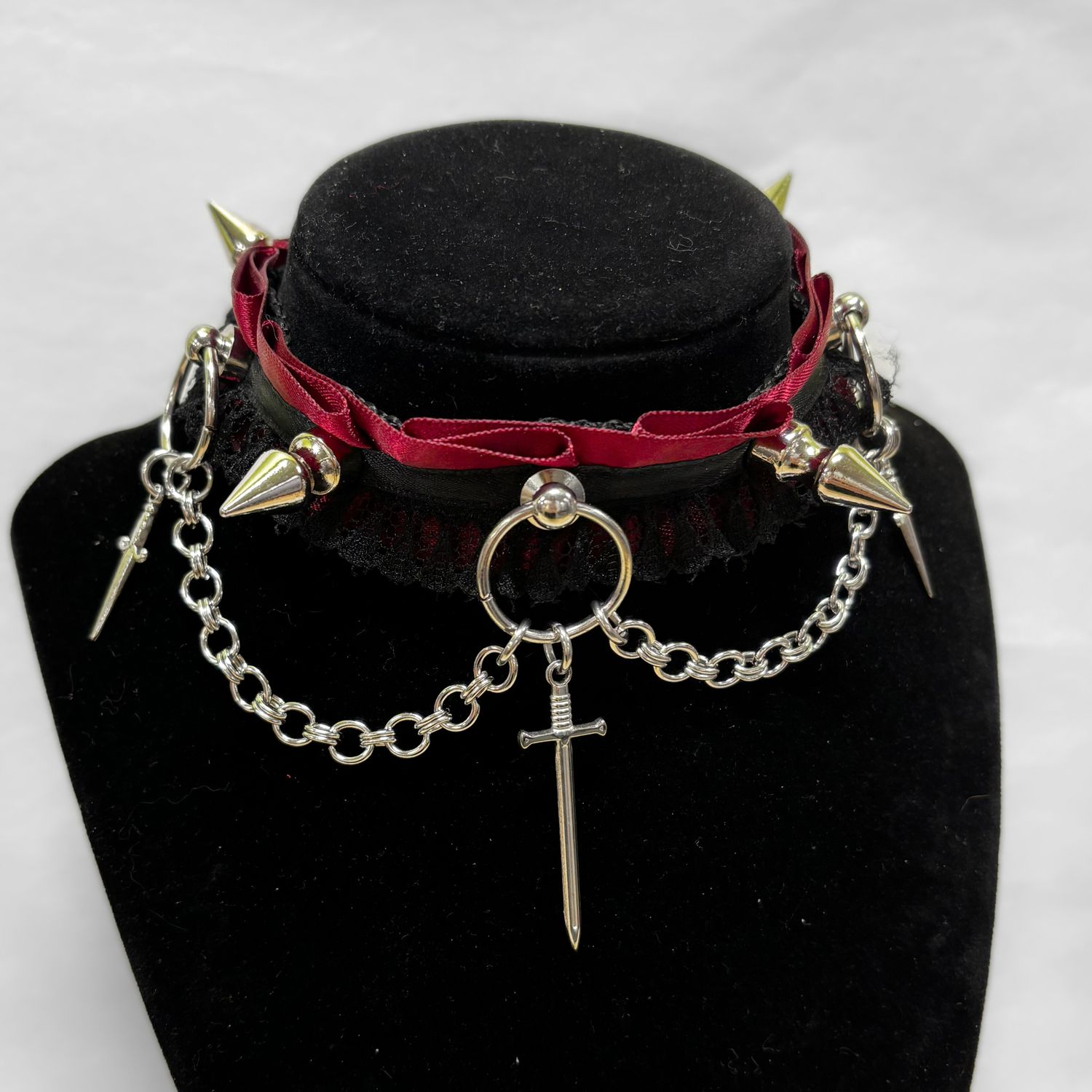 Burgundy Sword Collar