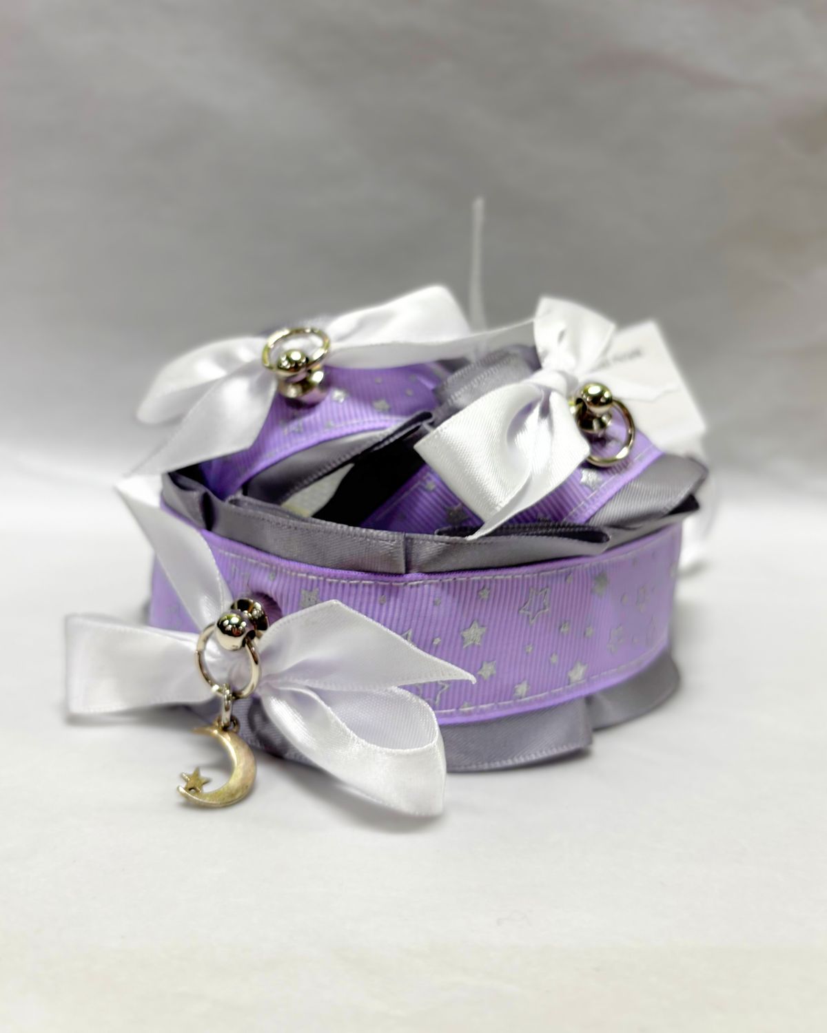 Lace Choker Set, Color: Purple Moon