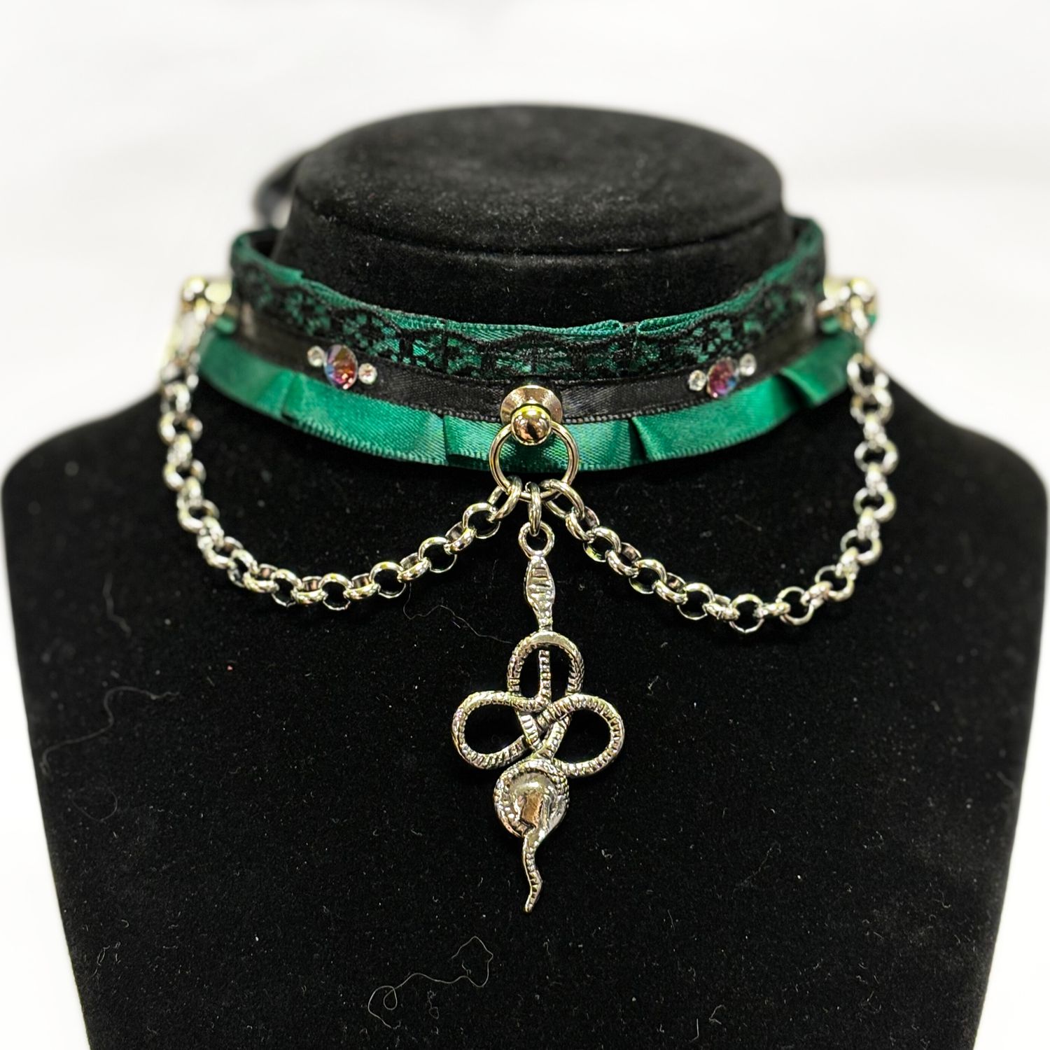 Bejeweled Snake Collar