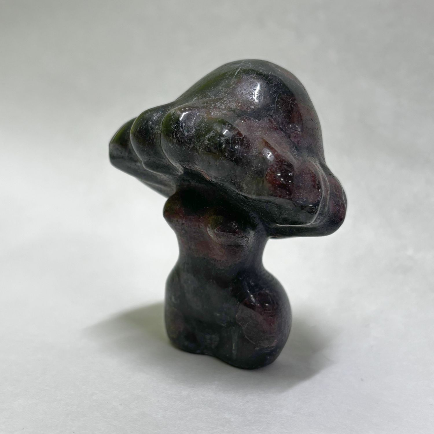 Mushroom Lady Crystal Carving, Color: #10