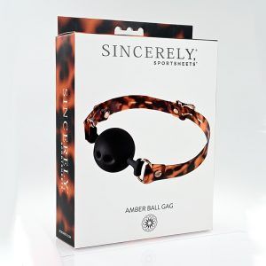 SS521-02 Sincerely Amber Ball Gag