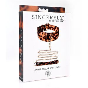 SS521-01 Sincerely Amber Collar &amp; Leash