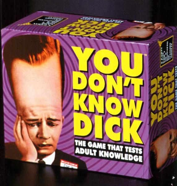 TDC1310 You Don&#39;t Know Dick, Color: Book