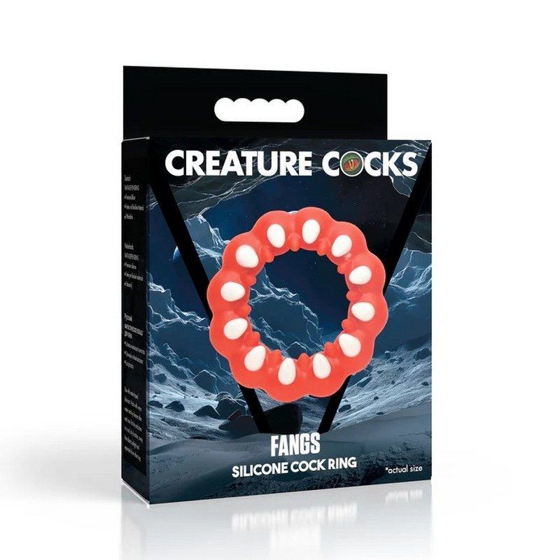 XR-AH556 Creature Cock Fangs Silicone Cock Ring
