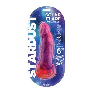 HP3409  6&quot; Stardust Solar Flare Silicone Dildo