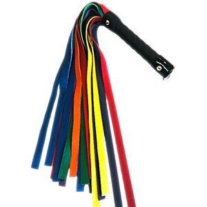 FL-500 24&quot; Rex/Leather Flogger Multi