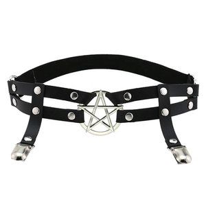 GAR-2 Black Pentagram Garter