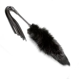 Fox Tail Leather Flogger