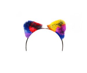 Rabbit Fur Cat Ear Headband
