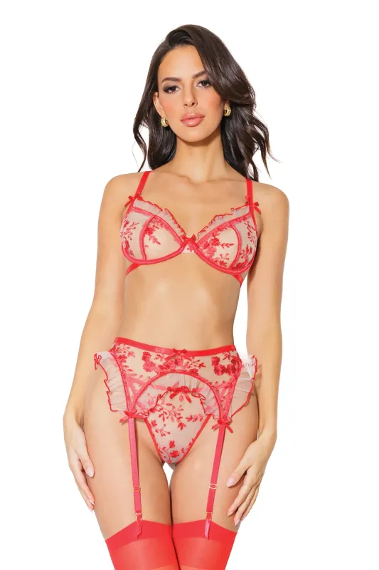 23302 Bra &amp; Garter Set
