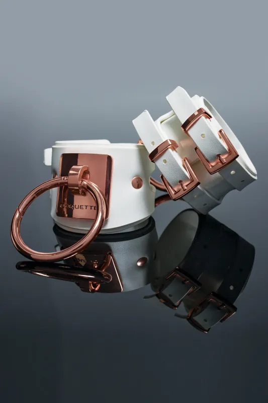 23620 Cuffs White/Gold
