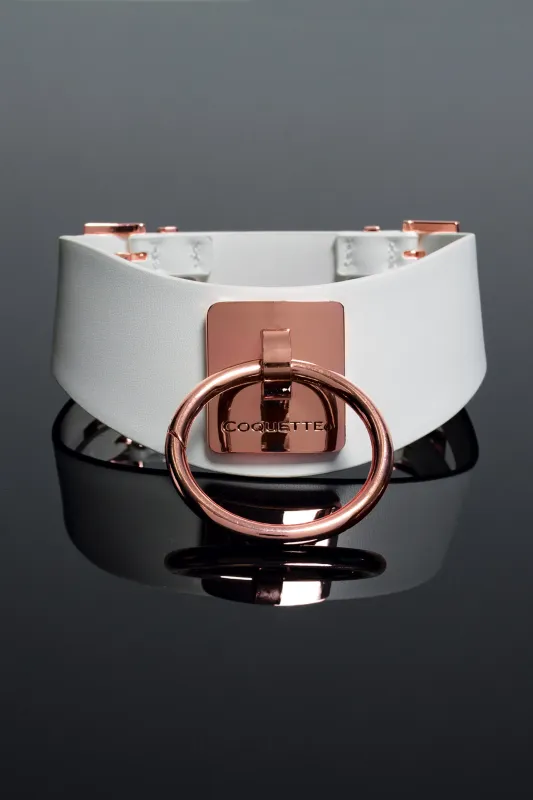 23619 Collar White/Gold