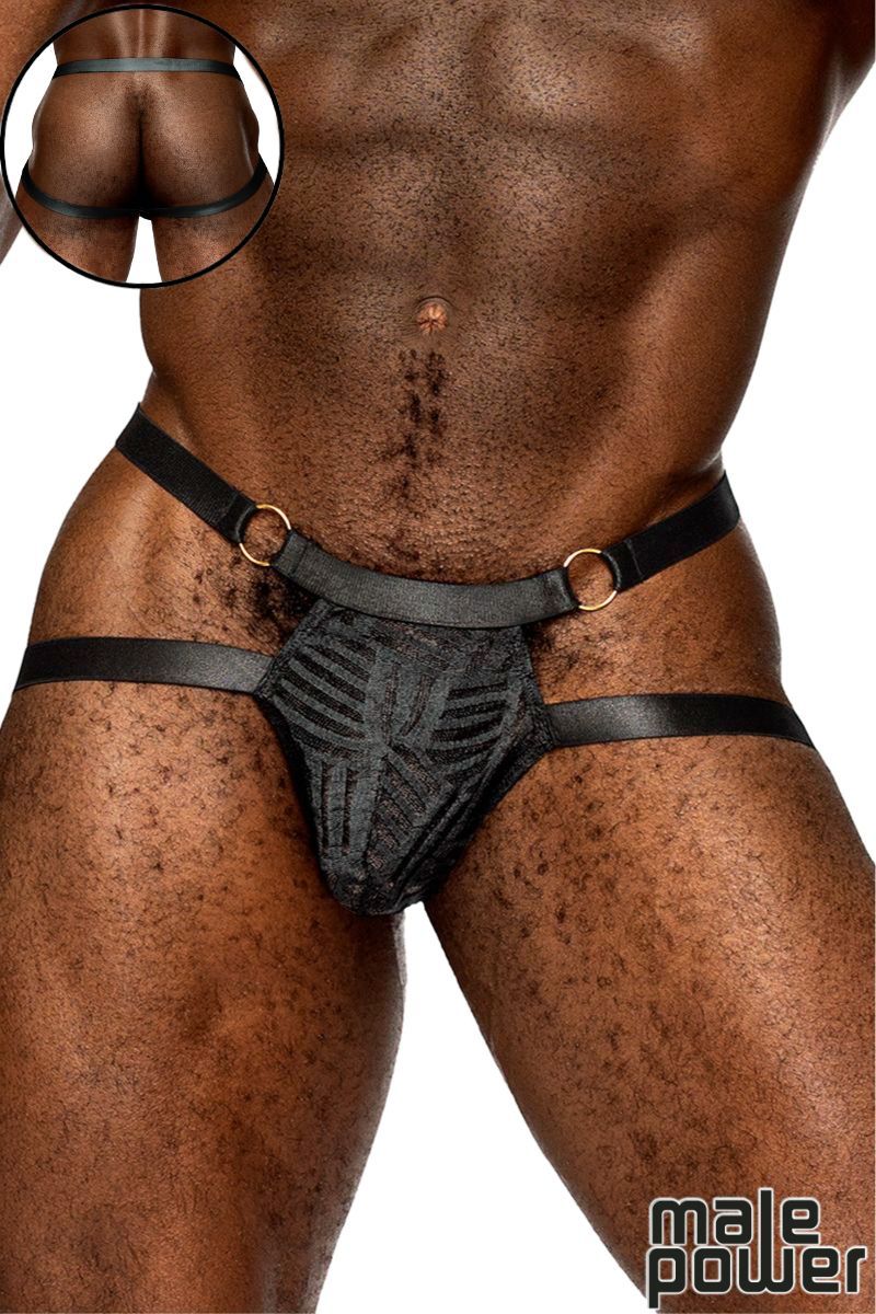 387-284 Ring Jock, Color: Black, Size: S/M